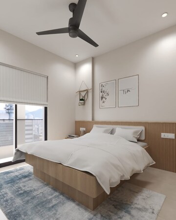 Bedroom in 3 BHK Apartment at Zindagi CHS, Khar West – for Rent