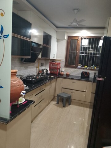 Kitchen in 3 BHK Apartment at Charms Solitaire Ghaziabad, Ahinsa Khand 2 – for Rent