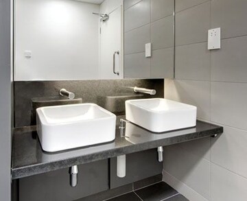 Washroom in  Office Space at Omkar The Summit Business Bay, Andheri East – for Rent