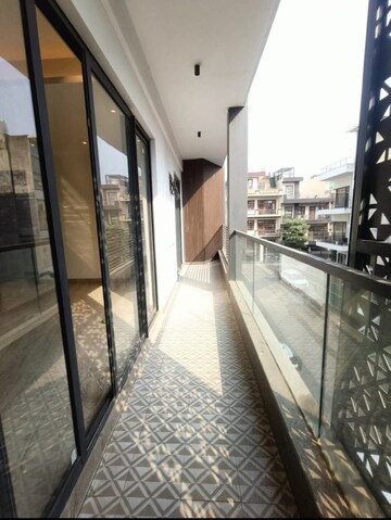 Balcony in 3 BHK Builder Floor at Panchsheel Enclave – for Sale