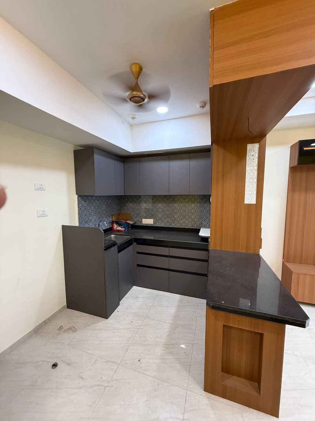 Kitchen, lodha-crown-quality-homes 1 Bedroom 354 Sq.Ft. Apartment In Majiwada Thane 8738876