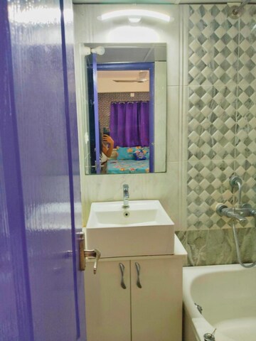 Bathroom in 3 BHK Apartment at SLS Spring Woods, Harlur – for Rent