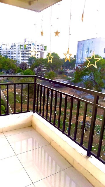 Balcony in 3 BHK Apartment at SLS Spring Woods, Harlur – for Rent