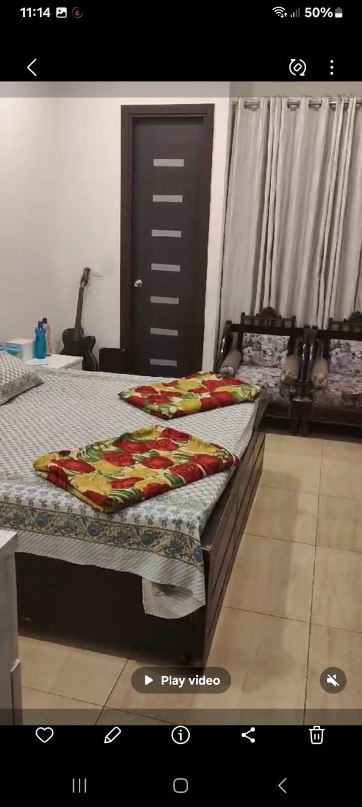 Bedroom, gaur-sportswood 3 Bedroom 1850 Sq.Ft. Apartment In Sector 79 Noida 8739060