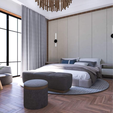 Living Room in 3 BHK Villa at Devguradia – for Sale