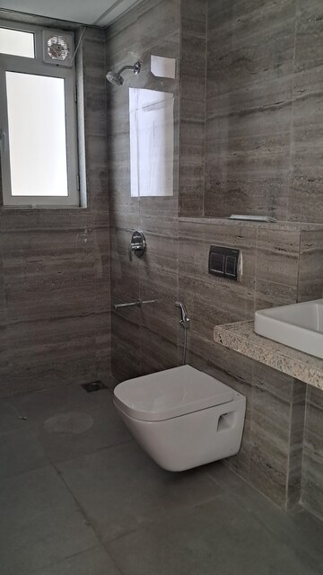 Bathroom in 3 BHK Apartment at Runwal Nirvana, Parel – for Rent