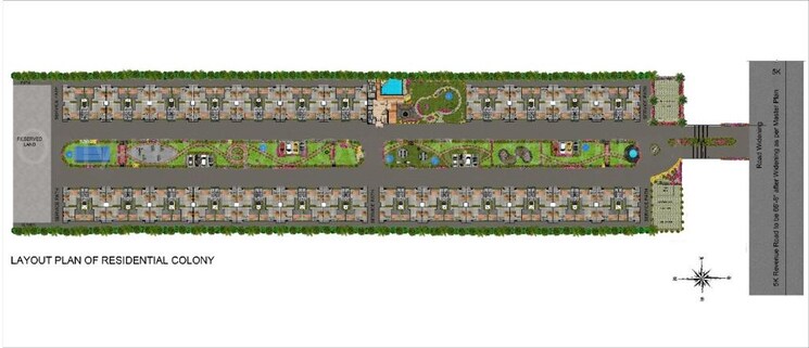 Master Plan, green-valley-residencia 3 Bedroom 1737 Sq.Ft. Apartment In Ghazipur Zirakpur 8739257
