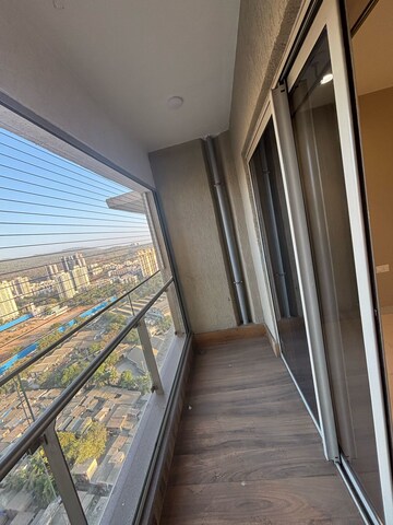 Balcony in 3 BHK Apartment at Shapoorji Pallonji Epsilon, Kandivali East – for Rent