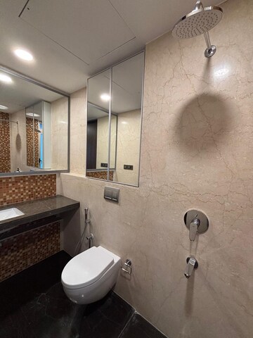 Bathroom in 2 BHK Apartment at Lodha The Park, Worli – for Rent