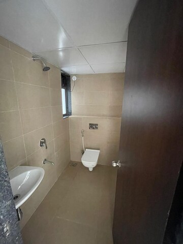Bathroom in 1 BHK Apartment at Runwal Eirene, Balkum Pada – for Rent