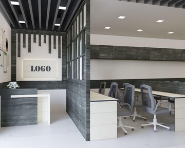 Team Area in  Office Space at Mani Casadona, New Town – for Rent