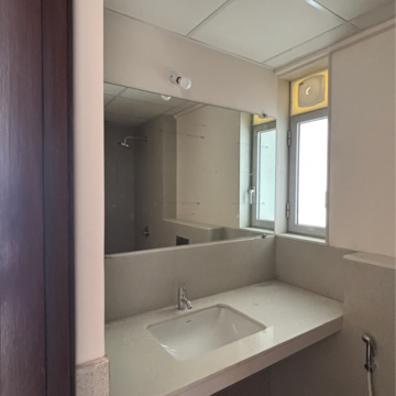 Bathroom in 2 BHK Apartment at Piramal Vaikunth, Ashok Nagar – for Rent