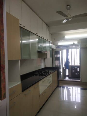 Kitchen in 3 BHK Apartment at DB Woods, Goregaon East – for Rent