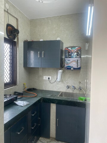 Kitchen in 1 BHK Builder Floor at Tagore Garden – for Rent