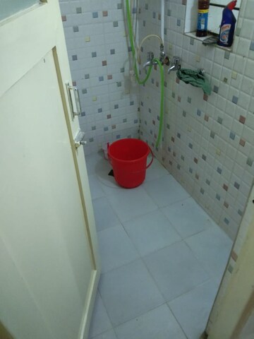 Bathroom in 1 BHK Apartment at Mahatma Society – for Rent