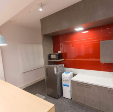 Kitchen in  Office Space at Solitaire Corporate Park, Mota Nagar – for Rent