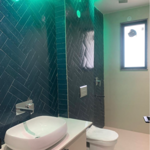 Bathroom in 4 BHK Builder Floor at Ansal API Versalia, Sector 67a – for Sale
