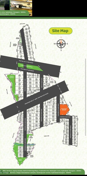  Plot – Map Location View at Adibatla - for Sale
