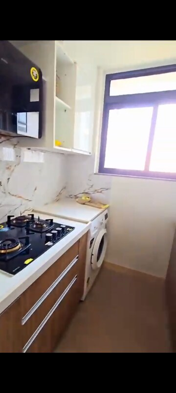 Kitchen in 2 BHK Apartment at Sunteck Avenue 2, Goregaon West – for Rent