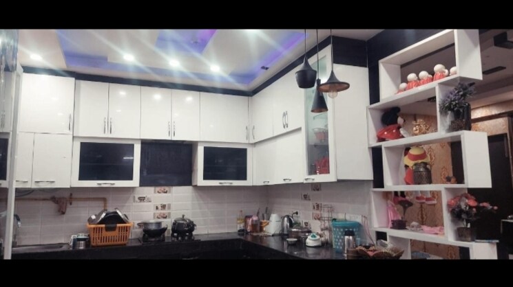 Kitchen, charms-castle 3 Bedroom 1500 Sq.Ft. Apartment In Raj Nagar Extension Ghaziabad 8739919