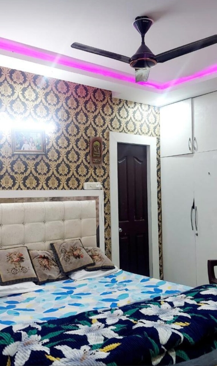 Bedroom, charms-castle 3 Bedroom 1500 Sq.Ft. Apartment In Raj Nagar Extension Ghaziabad 8739919