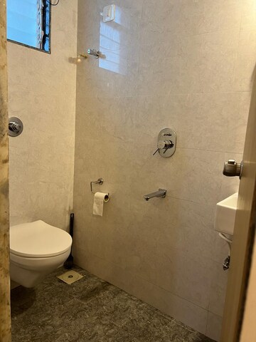 Bathroom in 1 BHK Apartment at Town Ashtha Serene, Goregaon West – for Rent