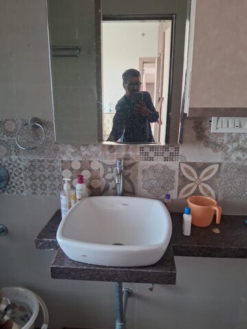 Bathroom in 2 BHK Apartment at Acme Avenue, Kandivali West – for Rent