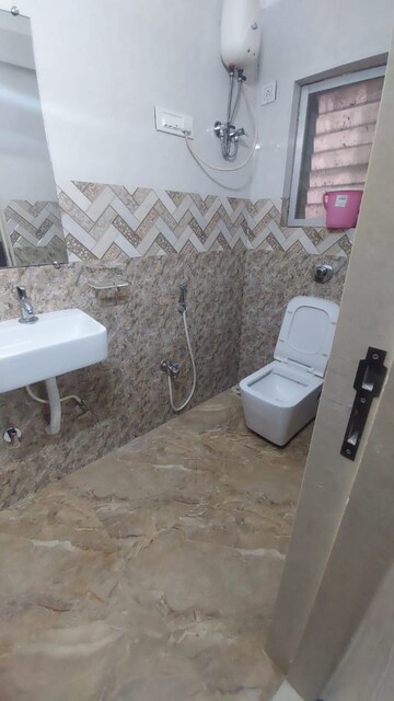 Bathroom in 3 BHK Apartment at China Link Apartment, Malad West – for Rent