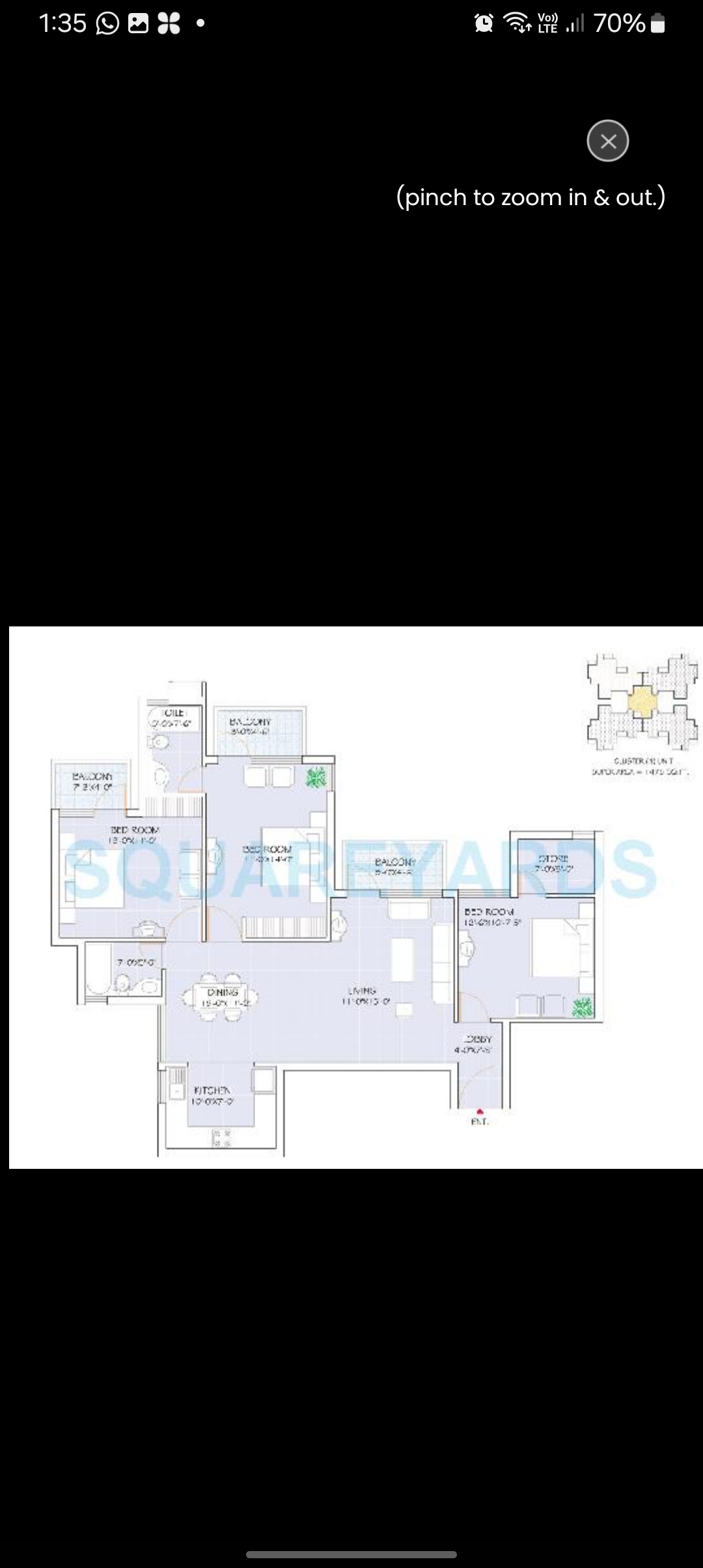 3 BHK + Pooja Room Apartment For Sale in Omaxe Heights