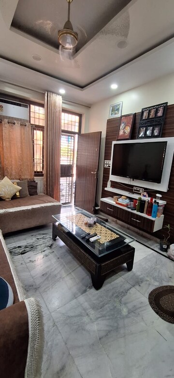 Living Room in 2 BHK Builder Floor at Tilak Nagar – for Rent