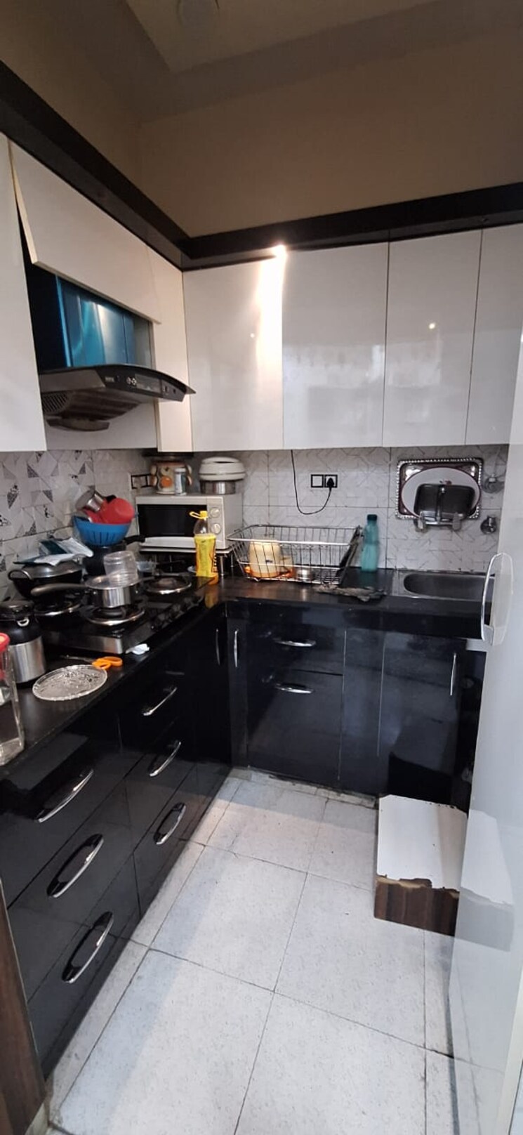 Kitchen, tilak nagar 2 Bedroom 908 Sq.Ft. Builder Floor In Tilak Nagar Delhi 8740030