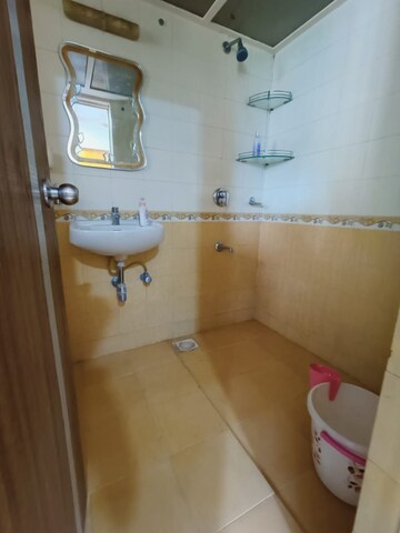 Bathroom in 2 BHK Apartment at Raunak Laxmi Narayan Residency, Pokhran Road No Two – for Rent