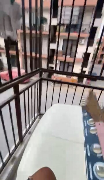 Balcony in 1 RK Apartment at Renowned Lotus Srishti, Sain Vihar – for Rent