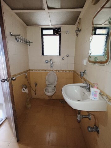 Bathroom in 2 BHK Apartment at Raunak Laxmi Narayan Residency, Pokhran Road No Two – for Rent