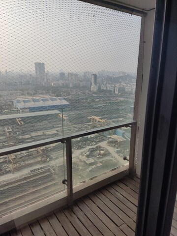 Balcony in 3 BHK Apartment at Lodha New Cuffe Parade, Wadala – for Rent