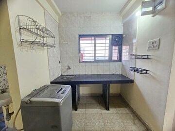 Kitchen in 1 BHK Apartment at Megh Malhar Co-op Housing Society, Ghansoli – for Rent