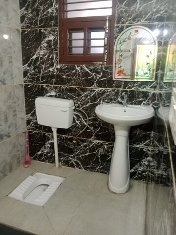 Bathroom in 1 RK Builder Floor at Huda – for Rent