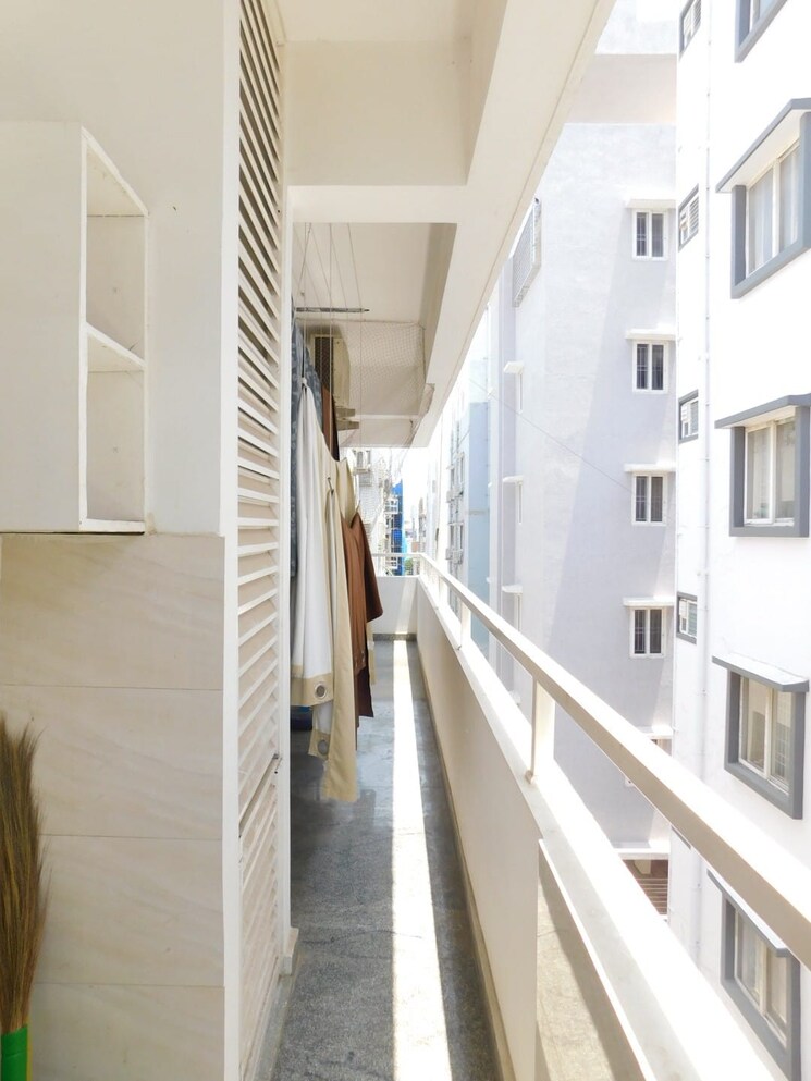 Balcony, pavani-laxmi-nivas 3 Bedroom 2900 Sq.Ft. Apartment In Madhapur Hyderabad 8740152