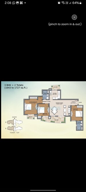 3 BHK Apartment For Sale in BPTP The Resort, Sector 75