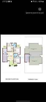 3 BHK + Study Room 876 Sq.Ft. Apartment in BPTP Park Elite Floors