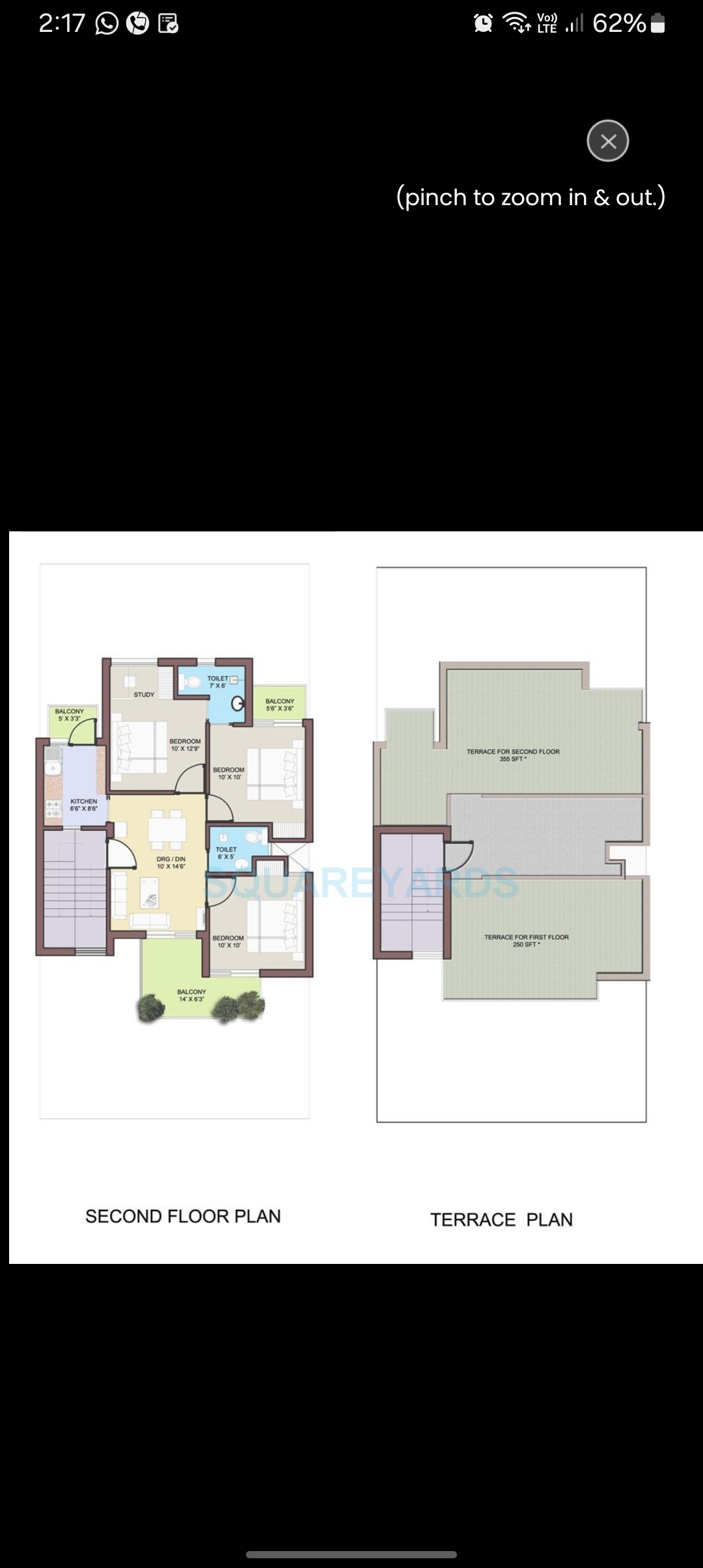 3 BHK + Study Room Apartment For Sale in BPTP Park Elite Floors