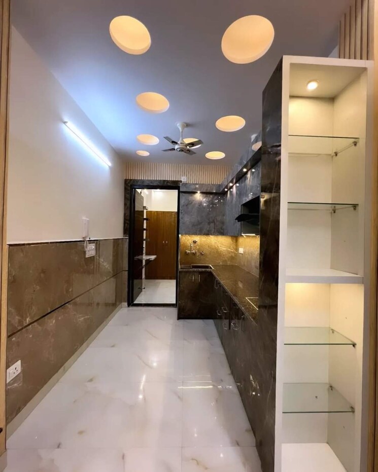 Kitchen, burari 3 Bedroom 90 Sq.Yd. Builder Floor In Burari Delhi 8740349