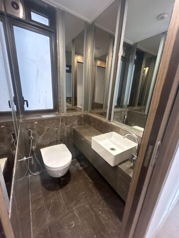 Bathroom in 4 BHK Apartment at Lodha The Park Trump Tower, Worli – for Rent