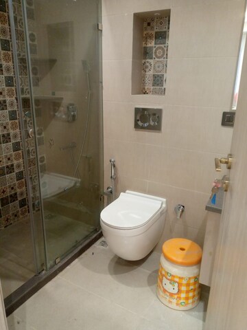 Bathroom in 2 BHK Apartment at Boutique Residential Apartments C-220, Malviya Nagar – for Rent