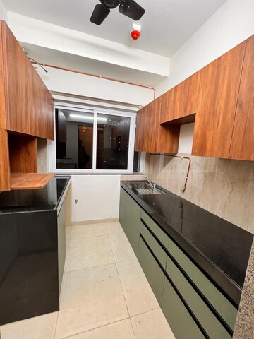 Kitchen in 1 BHK Apartment at LnT Veridian, Powai – for Rent
