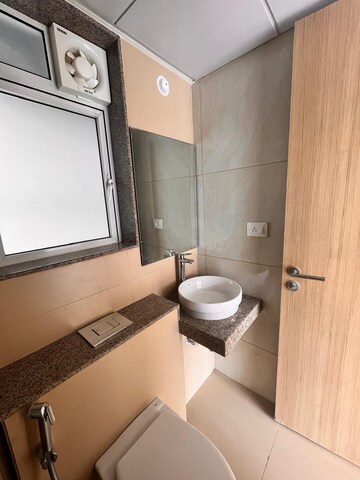 Bathroom in 1 BHK Apartment at LnT Veridian, Powai – for Rent
