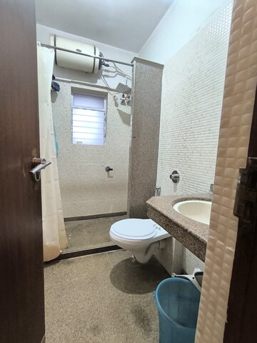 Bathroom in 2 BHK Apartment at Vastu Tower, Malad West – for Rent