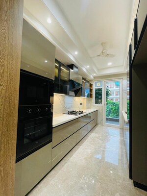 Kitchen in 4 BHK Builder Floor at Sushant Lok 3, Sector 57 – for Sale