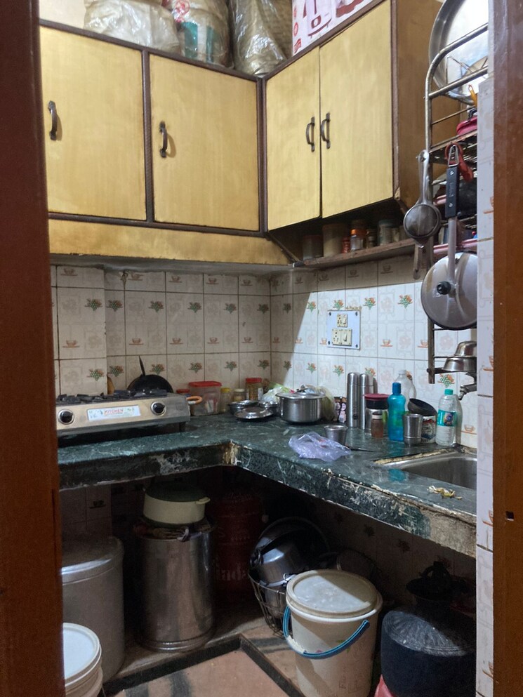 Kitchen, burari 2 Bedroom 450 Sq.Ft. Independent House In Burari Delhi 8740677