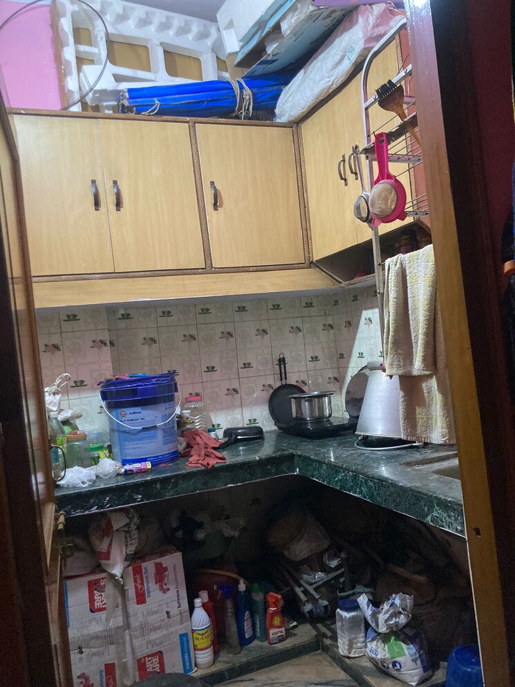 Kitchen, burari 2 Bedroom 450 Sq.Ft. Independent House In Burari Delhi 8740677